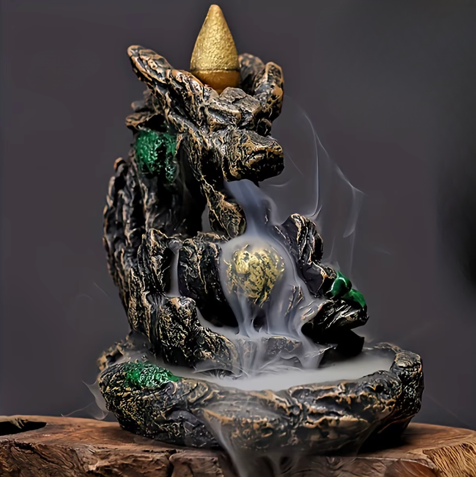 Waterfall Burner + 60x Incense Cones